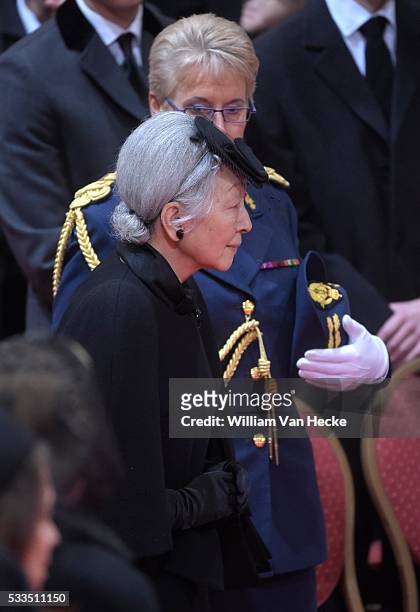 - Décès de la Reine Fabiola de Belgique: cérémonie de funérailles nationales à la Cathédrale des Saints Michel et Gudule - Overlijden van Koningin...