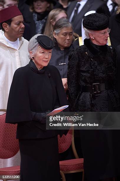- Décès de la Reine Fabiola de Belgique: cérémonie de funérailles nationales à la Cathédrale des Saints Michel et Gudule - Overlijden van Koningin...