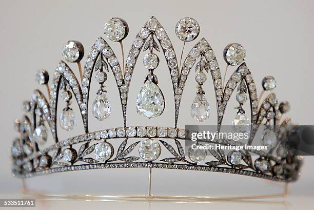 The Empress Josephine Tiara, c. 1890. Found in the collection of Houston Museum of Natural Science.