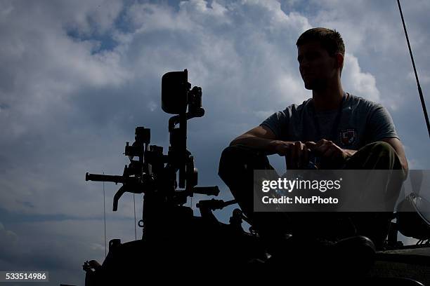 Every year at the military airfield a symposium is organised for defence contractors and their military counterparts, in Bydgoszcz, Poland, on May...