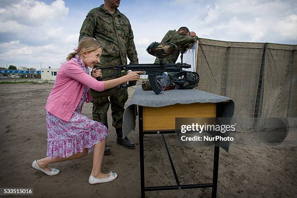 Every year at the military airfield a symposium is organised for defence contractors and their military counterparts, in Bydgoszcz, Poland, on May...