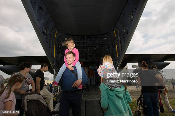 Every year at the military airfield a symposium is organised for defence contractors and their military counterparts, in Bydgoszcz, Poland, on May...