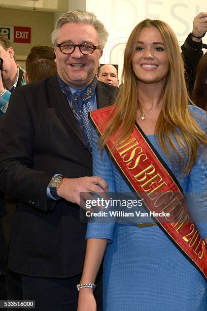 - Le Prince Laurent représente le Roi à l'inauguration officielle de la 93ème édition du European Motor Show Brussels à Brussels Expo - Prins Laurent...