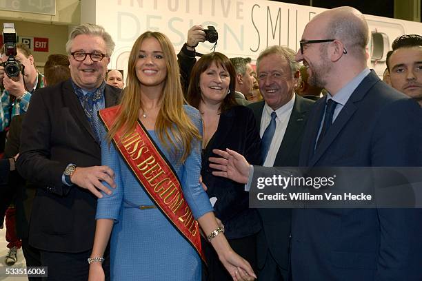 - Le Prince Laurent représente le Roi à l'inauguration officielle de la 93ème édition du European Motor Show Brussels à Brussels Expo - Prins Laurent...