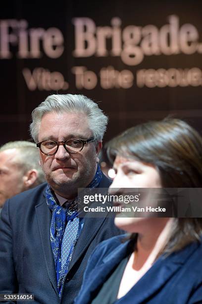 - Le Prince Laurent représente le Roi à l'inauguration officielle de la 93ème édition du European Motor Show Brussels à Brussels Expo - Prins Laurent...