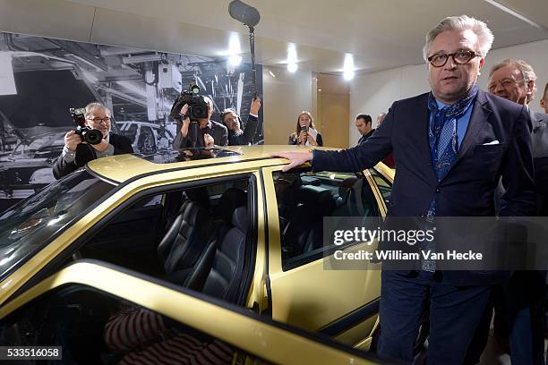 - Le Prince Laurent représente le Roi à l'inauguration officielle de la 93ème édition du European Motor Show Brussels à Brussels Expo - Prins Laurent...