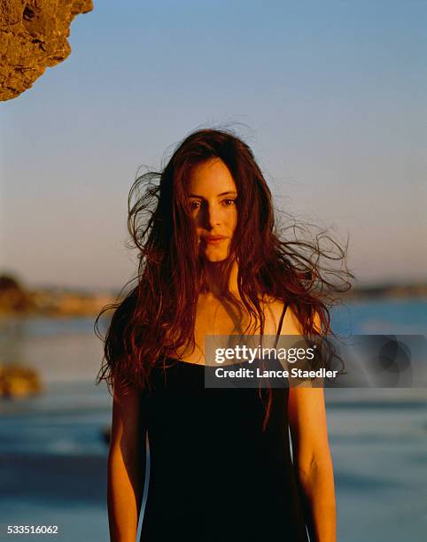 Madeleine Stowe at the Beach