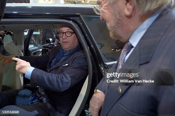 - Le Prince Laurent représente le Roi à l'inauguration officielle de la 93ème édition du European Motor Show Brussels à Brussels Expo - Prins Laurent...