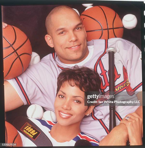 Halle Berry and David Justice