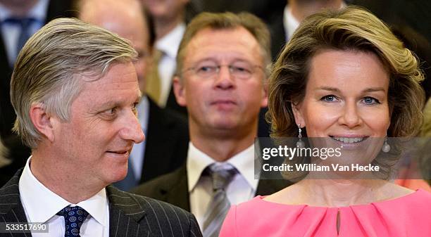 - Le Roi Philippe et la Reine Mathilde reçoivent les chefs de postes diplomatiques belges, revenus en Belgique à l'occasion des journées de contact...