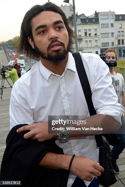 Antwerpen 29 / 09 / 2014 Ouverture du procès de la filière SHARIA4BELGIUM avec témoignage de Jejoen Bontinck, ancien combattant djihadiste en Syrie....