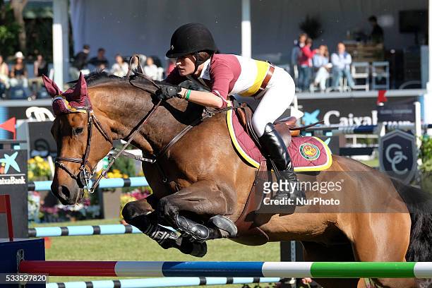 Jessica Rae Springsteen attends Global Champions Tour Horse Tournament on May 22, 2016 in Madrid, Spain.