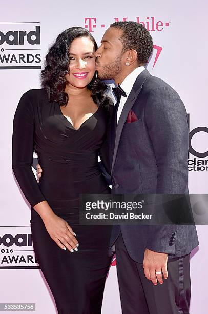 Host Ludacris and Eudoxie Mbouguiengue attend the 2016 Billboard Music Awards at T-Mobile Arena on May 22, 2016 in Las Vegas, Nevada.