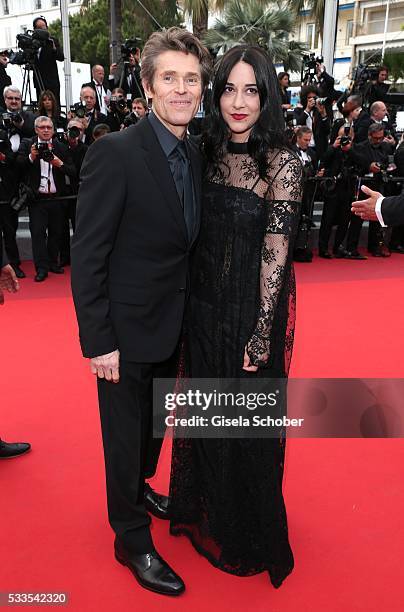 Actor Willem Dafoe and Giada Colagrande attend the closing ceremony of the 69th annual Cannes Film Festival at the Palais des Festivals on May 22,...