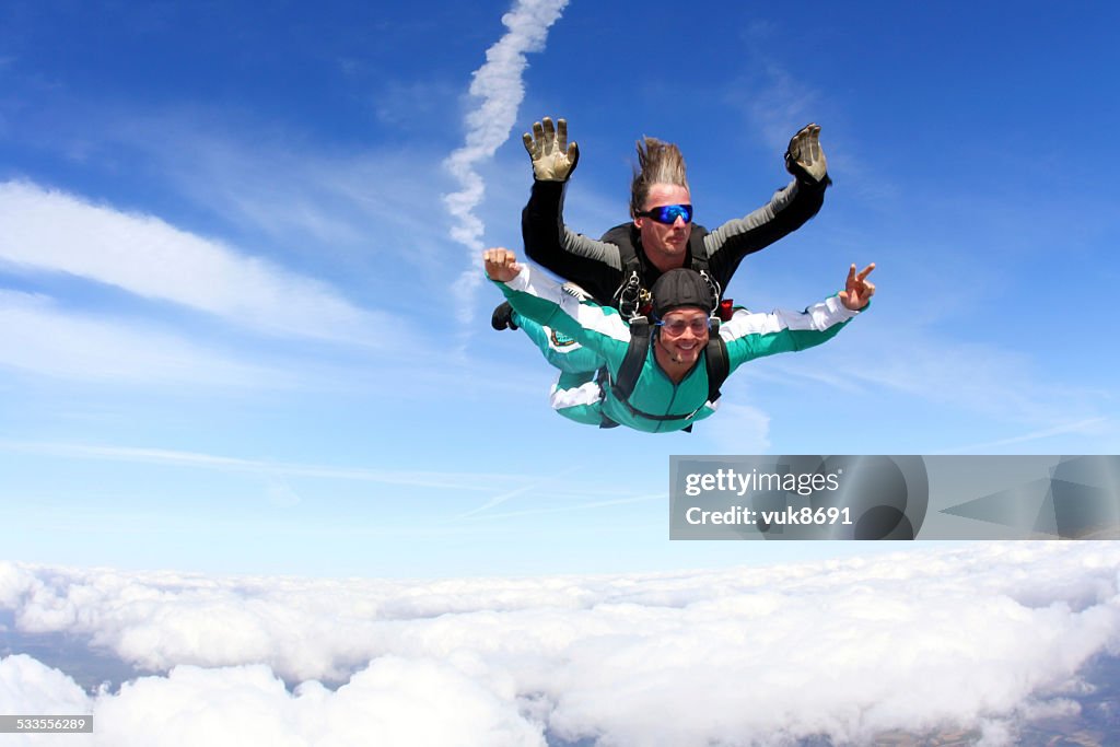 Tandem-skydiving