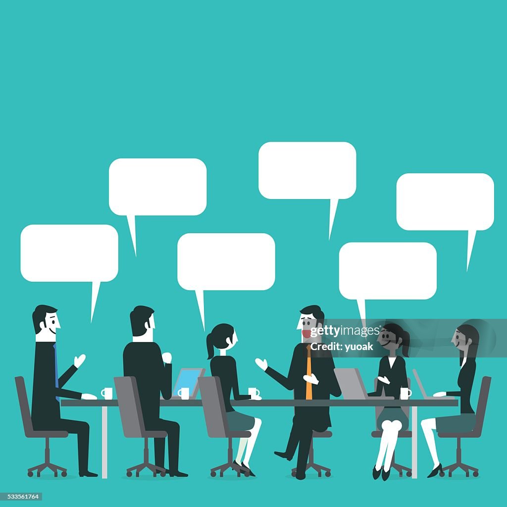 Business Meeting High-Res Vector Graphic - Getty Images