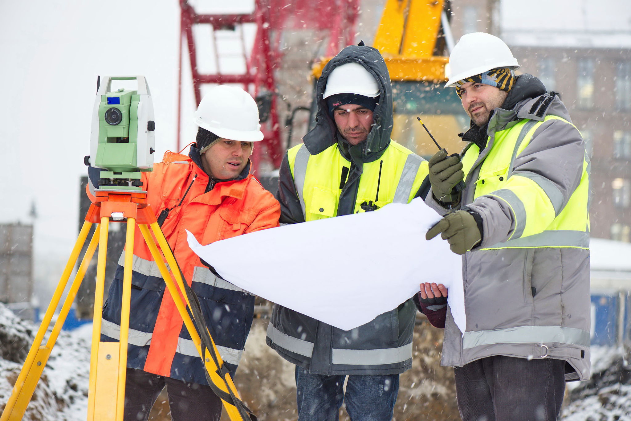 construction snow