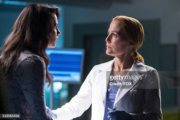 Guest star Annet Mahendru and Gillian Anderson. The next mind-bending chapter of THE X-FILES debuts with a special two-night event beginning Sunday,...