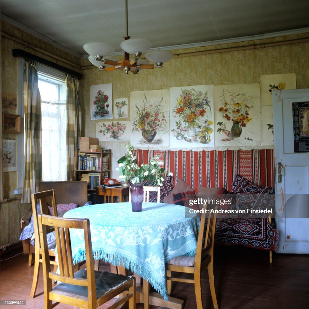 Russian timber dacha