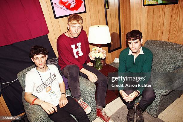 The Drums are photographed for Spin Magazine at Bonnaroo on June 9, 2011 in Manchester, Tennessee.