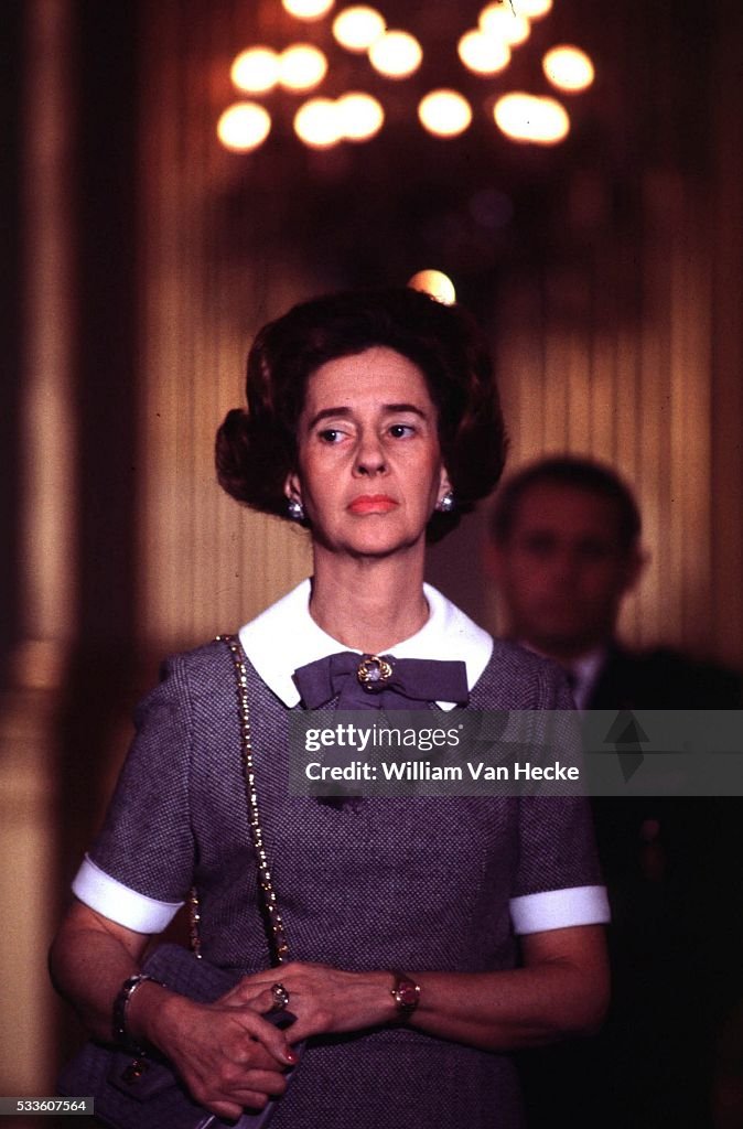 Queen Fabiola of Belgium...