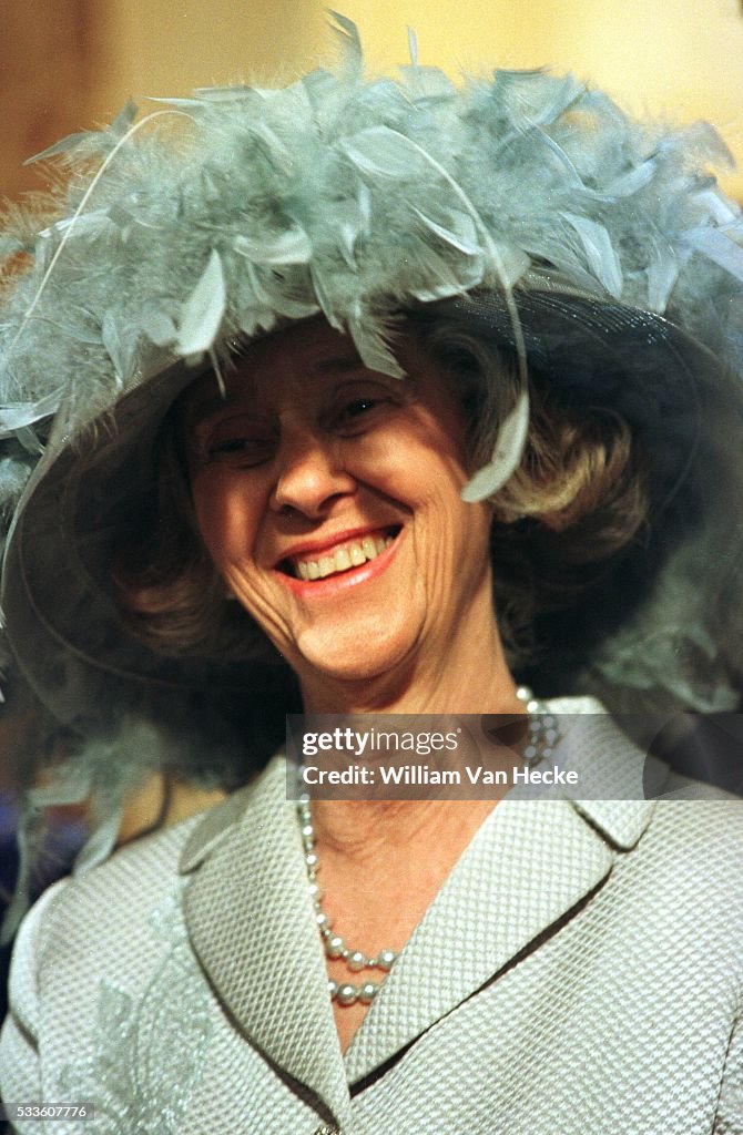 Queen Fabiola of Belgium...