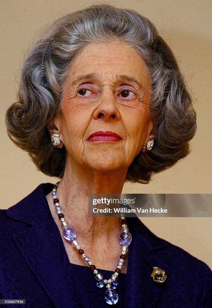 Queen Fabiola of Belgium...