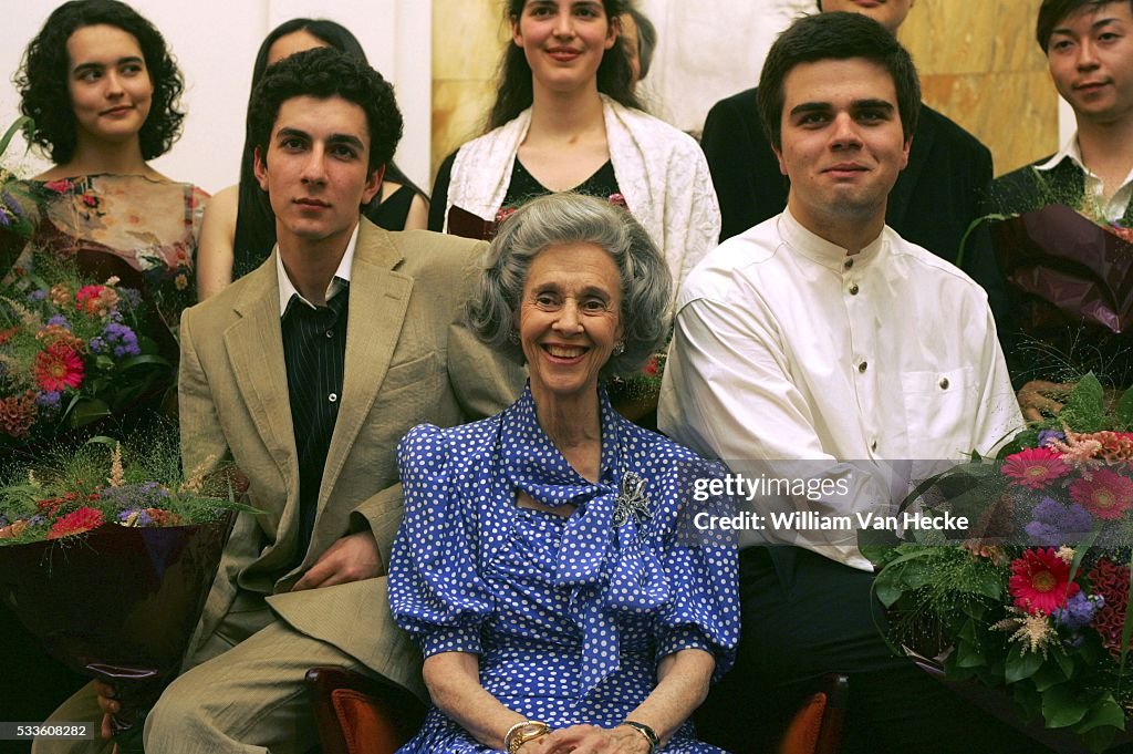 Queen Fabiola of Belgium...