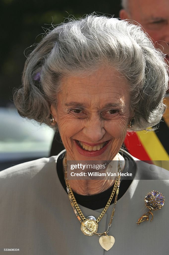 Queen Fabiola of Belgium...