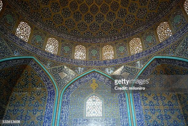 sheikh lotfollah mosque, isfahan - miloniro 個照片及圖片檔