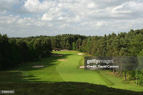 The par 4, 10th hole on the Old Course at Sunningdale Golf Club, on June 01, 2005 in Sunnungdale, England.