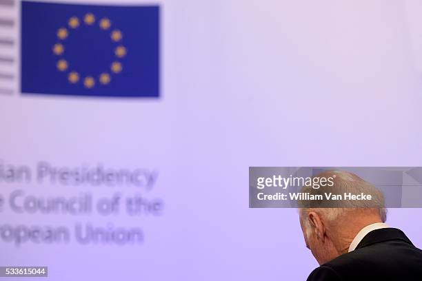 - Rencontre entre le président du Conseil européen Donald Tusk et le Vice-Président des États Unis Joe Biden - Ontmoeting tussen voorzitter van de...