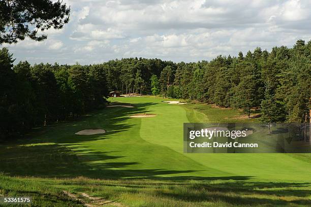 The par 4, 10th hole on the Old Course at Sunningdale Golf Club, on June 01, 2005 in Sunnungdale, England.