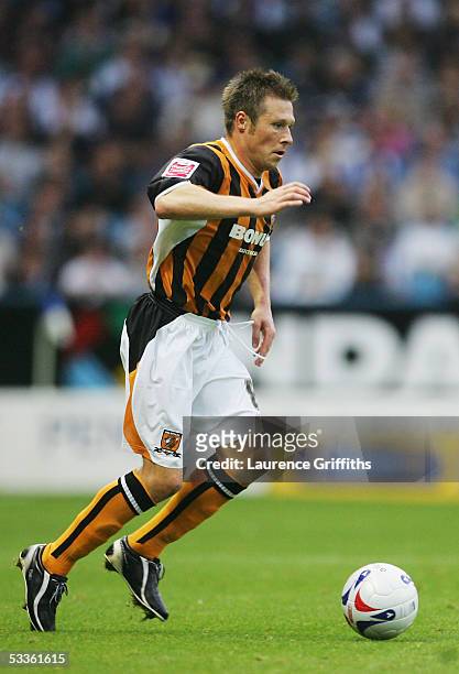 Nick Barmby of Hull City in action during the Coca-Cola Championship match between Sheffield Wednesday and Hull City at Hillsborough on August 9,...