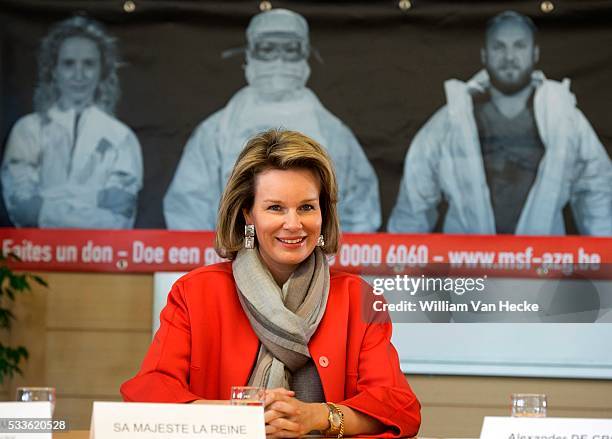 - La Reine Mathilde effectue une visite à l'Espace Bruno Corbé de Médecins Sans Frontières à Bruxelles. La Reine y assistera à une table ronde...