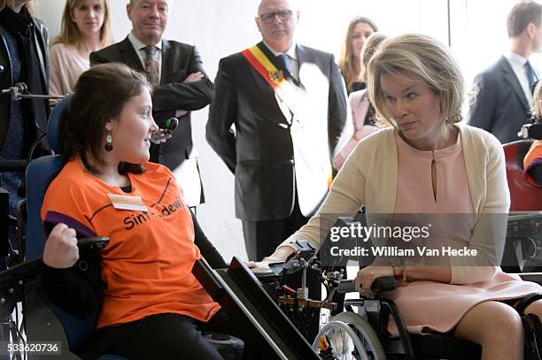 - Koningin Mathilde neemt deel aan de Week van de Zorg in Sint-Lodewijk vzw te Wetteren. Sint-Lodewijk biedt aangepast onderwijs en/of begeleiding...