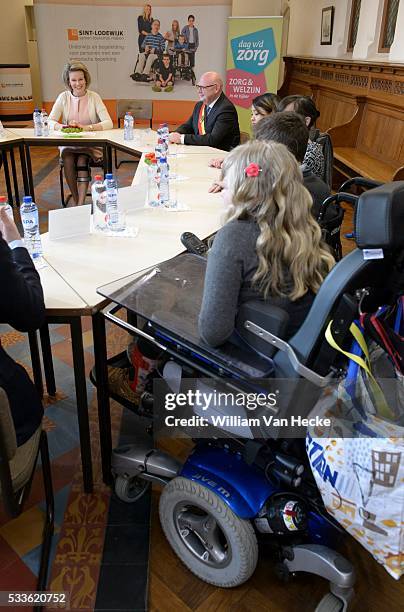 - Koningin Mathilde neemt deel aan de Week van de Zorg in Sint-Lodewijk vzw te Wetteren. Sint-Lodewijk biedt aangepast onderwijs en/of begeleiding...