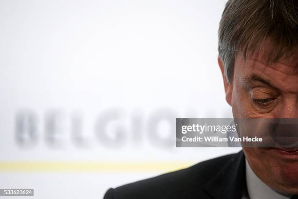 - Conférence de presse du Gouvernement fédéral - Persconferentie Federaal Regering * Jan Jambon 3/4/2015 pict. By Didier Lebrun © Photo News