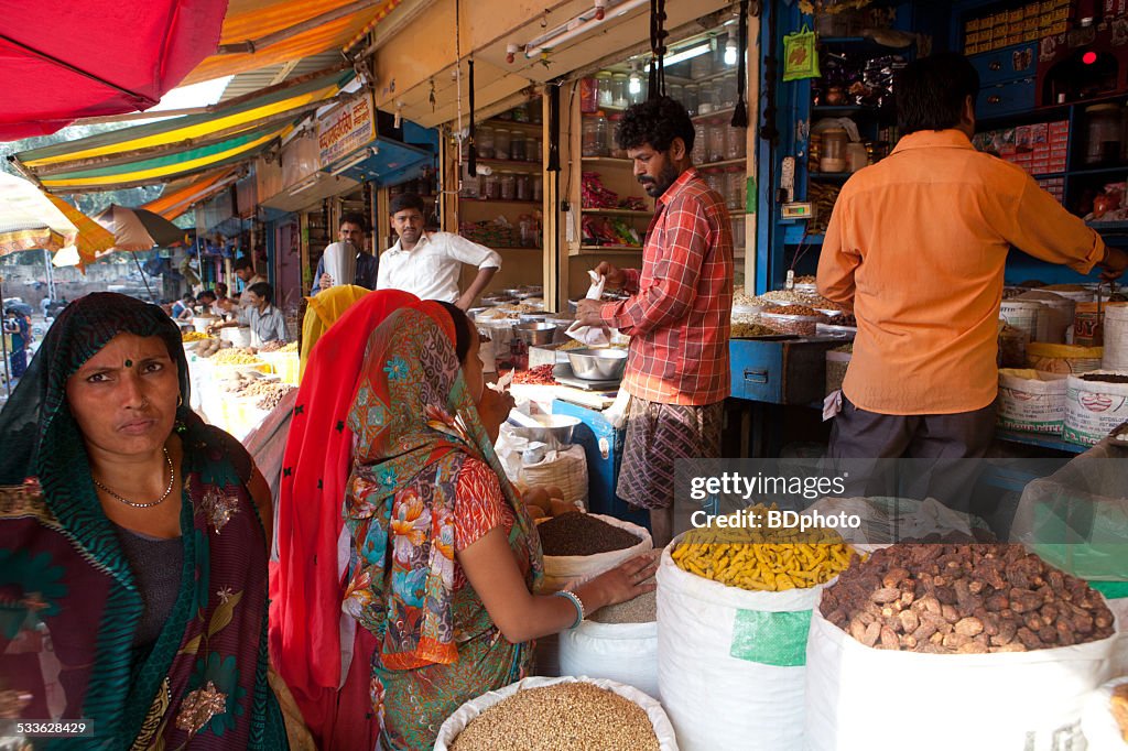 New Delhi spice market