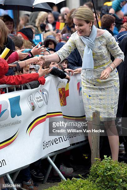 - Le Roi Philippe et la Reine Mathilde en visite à la Province du Brabant wallon. Le Roi et la Reine visiteront le Centre national de football à...