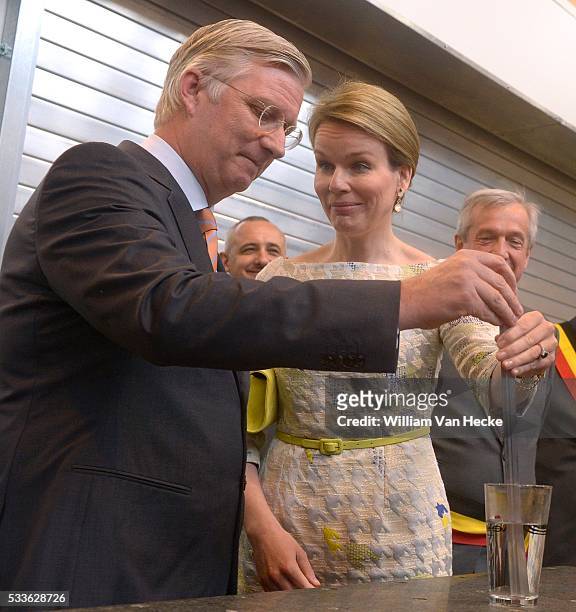 - Le Roi Philippe et la Reine Mathilde en visite à la Province du Brabant wallon. Le Roi et la Reine visiteront le Centre national de football à...