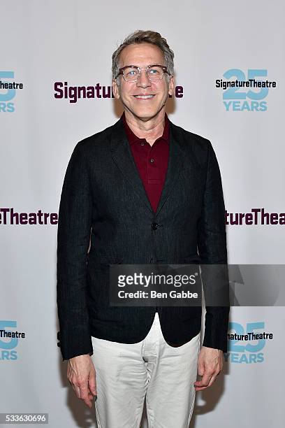 Actor Stephen Spinella attends Signature Plays opening night at Signature Theatre Company Pershing Square Signature Center on May 22, 2016 in New...