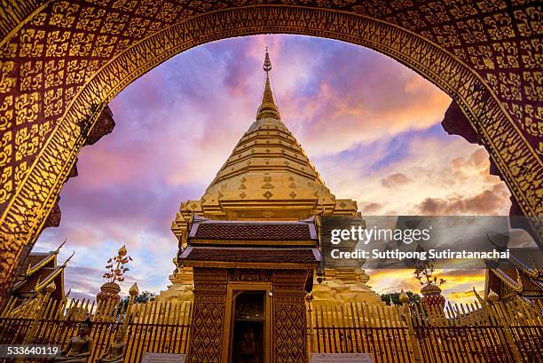 wat phra that doi suthep - doi suthep stock pictures, royalty-free photos & images