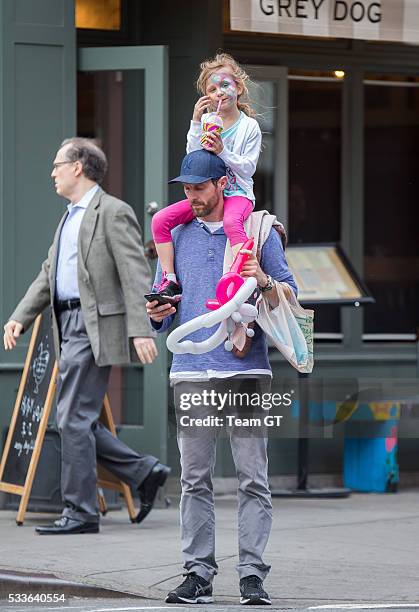 Jason Hoppy and Bryn Hoppy are seen spending quality time together on May 22, 2016 in New York City.