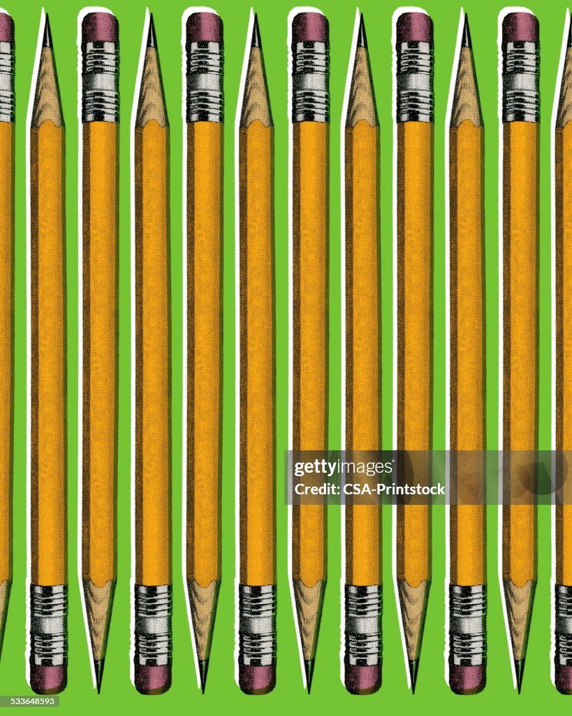 Pencipl Pattern Pencil Pattern High-Res Vector Graphic - Getty Images
