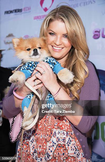 Personality Pandora Vanderpump attends World Dog Day Celebration at The City of West Hollywood Park on May 22, 2016 in West Hollywood, California.