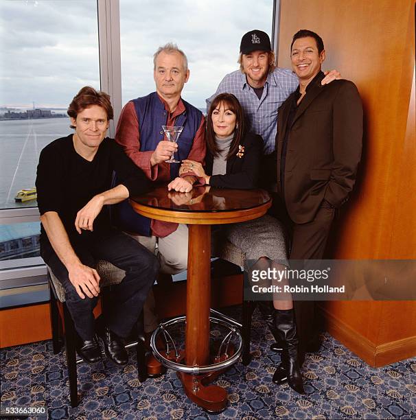 Willem Dafoe, Bill Murray, Anjelica Huston, Owen Wilson, and Jeff Goldblum.