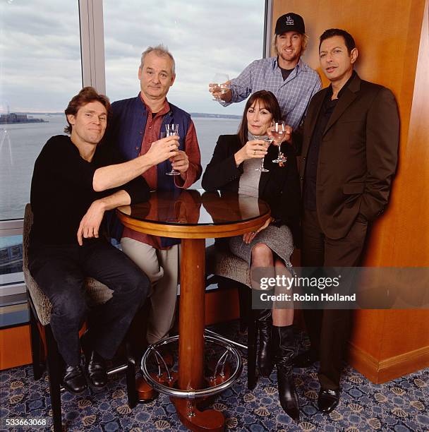 Willem Dafoe, Bill Murray, Anjelica Huston, Owen Wilson, and Jeff Goldblum.