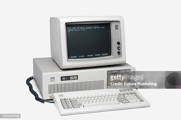 Vintage 1980's IBM Personal Computer AT, taken on May 22, 2009.