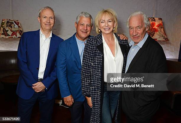 Stage One Council Chair Luke Johnson, Sir Cameron Mackintosh, Judy Craymer and Simon Callow attend a luncheon to celebrate the 40th anniversary of...